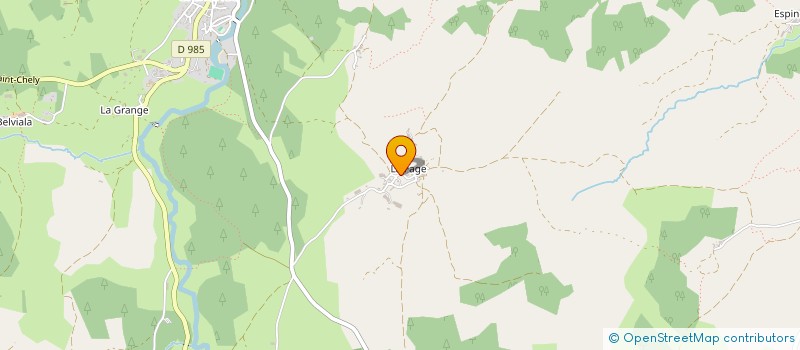 localisation de l'entreprise GROUPEMENT FONCIER AGRICOLE LA FAGIOLLO  GRANDRIEU