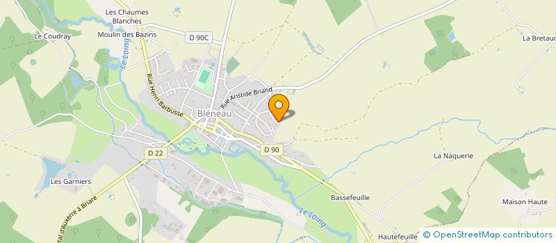 localisation de l'entreprise GROUPEMENT FONCIER AGRICOLE LA FARQUERIE  BLENEAU