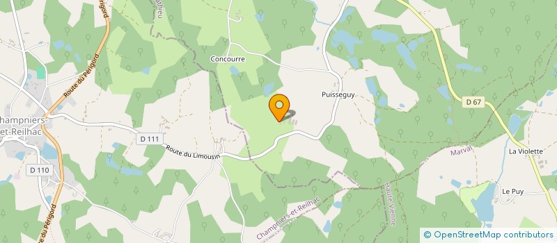 localisation de l'entreprise GROUPEMENT FONCIER AGRICOLE LA  FERME DE BEAU SEJOUR  SAINT-MATHIEU