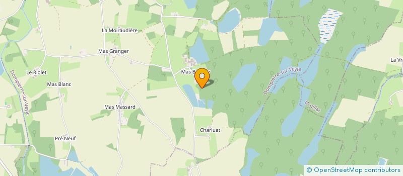 localisation de l'entreprise GROUPEMENT FONCIER AGRICOLE LA FRANCHISE  DOMPIERRE-SUR-VEYLE