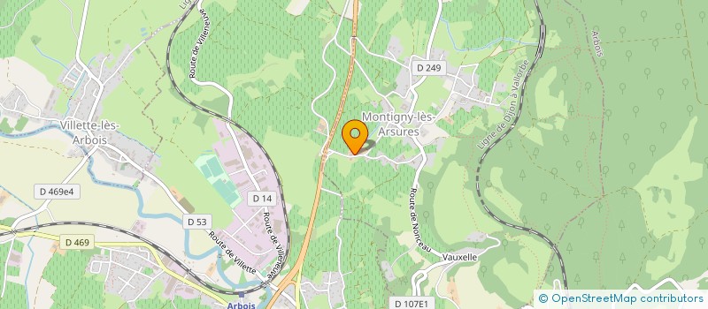 localisation de l'entreprise GROUPEMENT FONCIER AGRICOLE LA GRANGE DE ROSIERES  LA FERTE