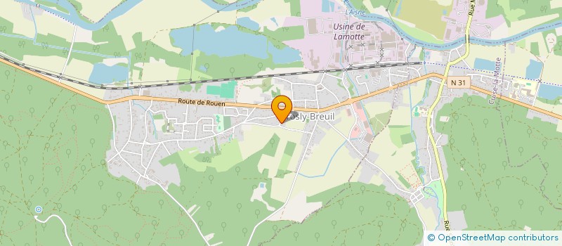 localisation de l'entreprise GROUPEMENT FONCIER AGRICOLE LA MERESSE  TROSLY-BREUIL