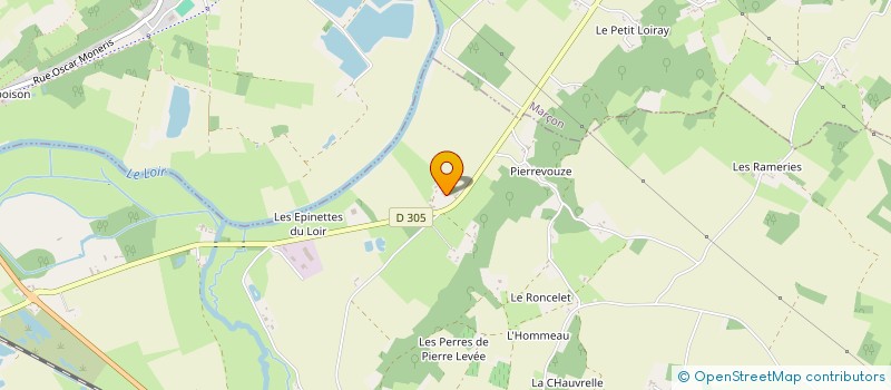 localisation de l'entreprise GROUPEMENT FONCIER AGRICOLE LA MOQUETIERE  DISSAY-SOUS-COURCILLON