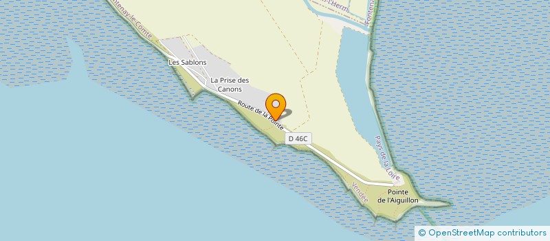 localisation de l'entreprise GROUPEMENT FONCIER AGRICOLE LA POINTE  L'AIGUILLON-LA-PRESQU'ILE