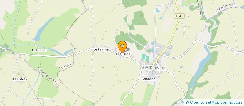 localisation de l'entreprise GROUPEMENT FONCIER AGRICOLE LA TERRE DES PINS  LES PINEAUX