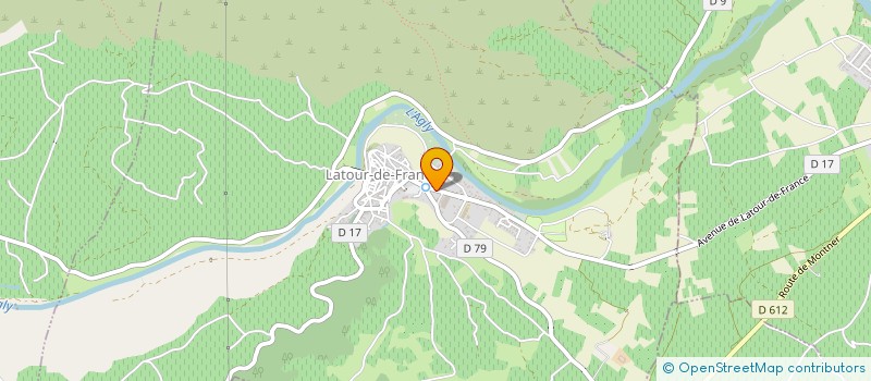 localisation de l'entreprise GROUPEMENT FONCIER AGRICOLE LA TETE DANS LE CEP  LATOUR-DE-FRANCE