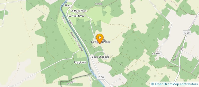 localisation de l'entreprise GROUPEMENT FONCIER AGRICOLE LA VIEILLE GRANGE à MERIGNY