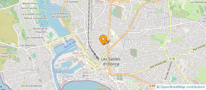 localisation de l'entreprise GROUPEMENT FONCIER AGRICOLE LA VIOLETTE à LES SABLES D'OLONNE