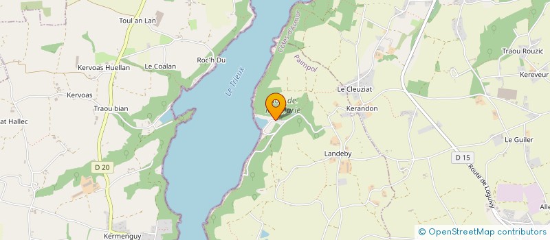 localisation de l'entreprise GROUPEMENT FONCIER AGRICOLE LA VOIX  PAIMPOL