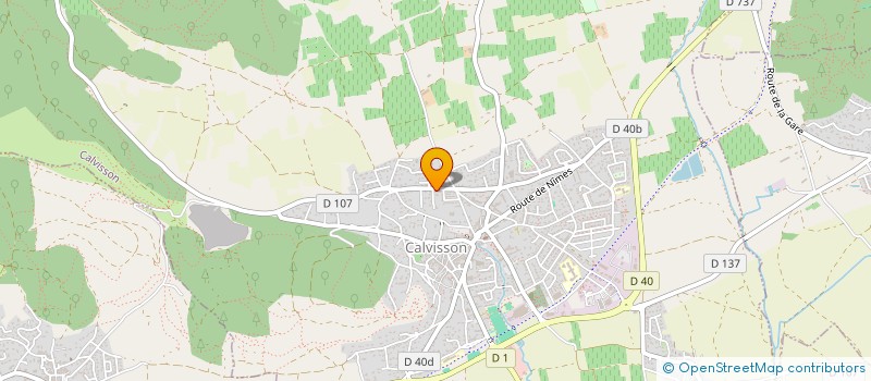 localisation de l'entreprise GROUPEMENT FONCIER AGRICOLE LABESTROUSSE  CALVISSON