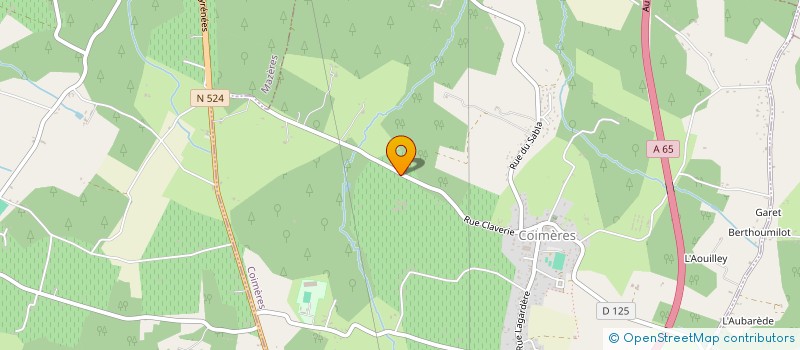 localisation de l'entreprise GROUPEMENT FONCIER AGRICOLE LARROQUE  COIMERES