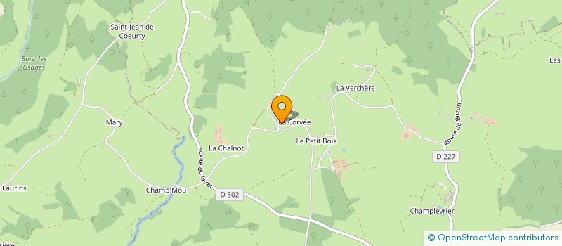 localisation de l'entreprise GROUPEMENT FONCIER AGRICOLE LAUDET à CHIDDES