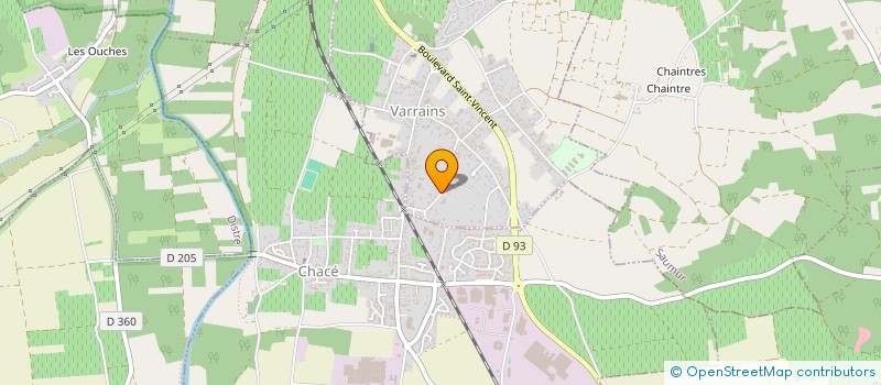 localisation de l'entreprise GROUPEMENT FONCIER AGRICOLE LAVIGNE-TOUBLANC  VARRAINS