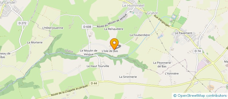 localisation de l'entreprise GROUPEMENT FONCIER AGRICOLE LE BOUVIER  GRATOT