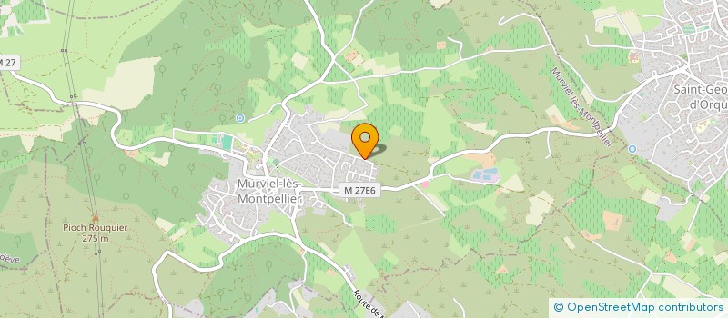 localisation de l'entreprise GROUPEMENT FONCIER AGRICOLE LE DEVOIS DU MOULIN  MURVIEL-LES-MONTPELLIER