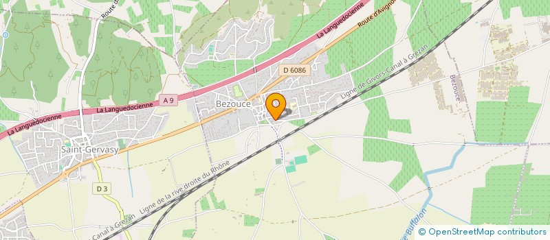 localisation de l'entreprise GROUPEMENT FONCIER AGRICOLE LE GOULAJON  BEZOUCE