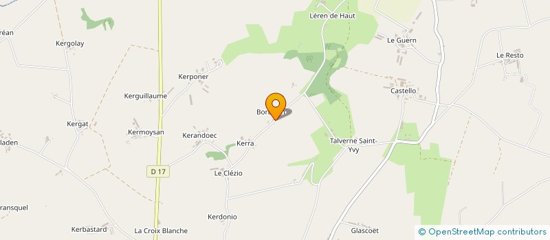 localisation de l'entreprise GROUPEMENT FONCIER AGRICOLE LE HASIF  MOREAC