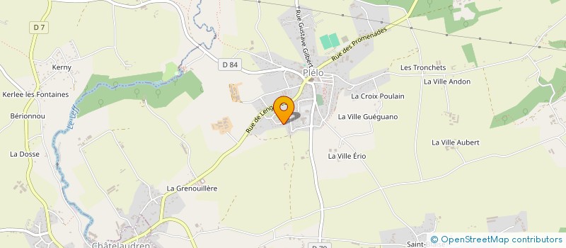 localisation de l'entreprise GROUPEMENT FONCIER AGRICOLE LE LONG REAGE à PLELO