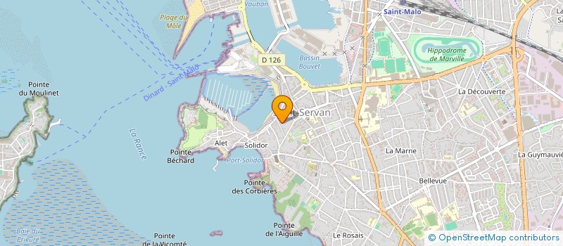 localisation de l'entreprise GROUPEMENT FONCIER AGRICOLE LE PARAMEEN  SAINT-MALO