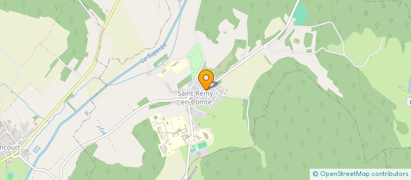 localisation de l'entreprise GROUPEMENT FONCIER AGRICOLE LE PARTERRE  SAINT-REMY-EN-COMTE
