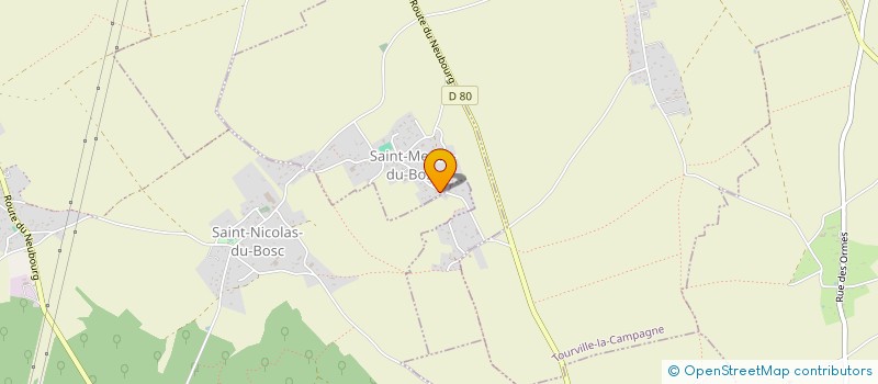 localisation de l'entreprise GROUPEMENT FONCIER AGRICOLE LE PAVILLON  SAINT-MESLIN-DU-BOSC