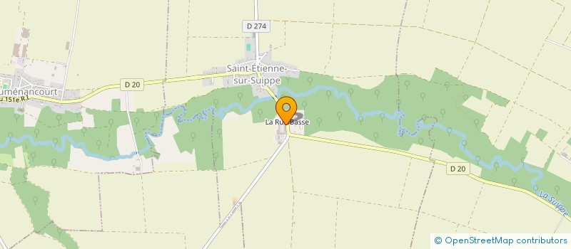 localisation de l'entreprise GROUPEMENT FONCIER AGRICOLE LE PETIT GUE  SAINT-ETIENNE-SUR-SUIPPE