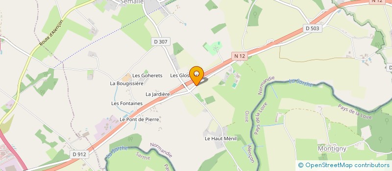 localisation de l'entreprise GROUPEMENT FONCIER AGRICOLE LE PONT DE PIERRE à SEMALLE