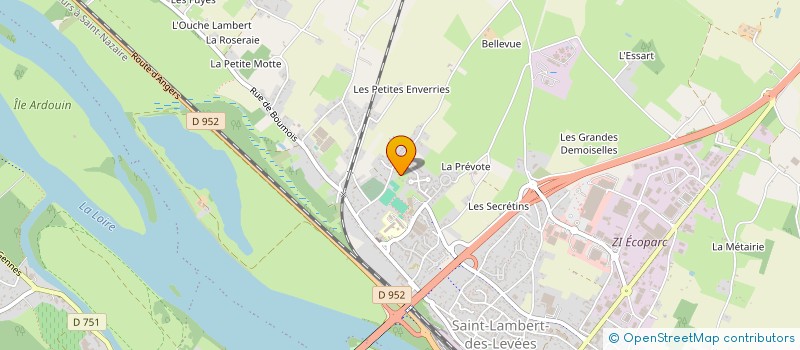 localisation de l'entreprise GROUPEMENT FONCIER AGRICOLE LE PRIEURE D'AUNIS  SAUMUR