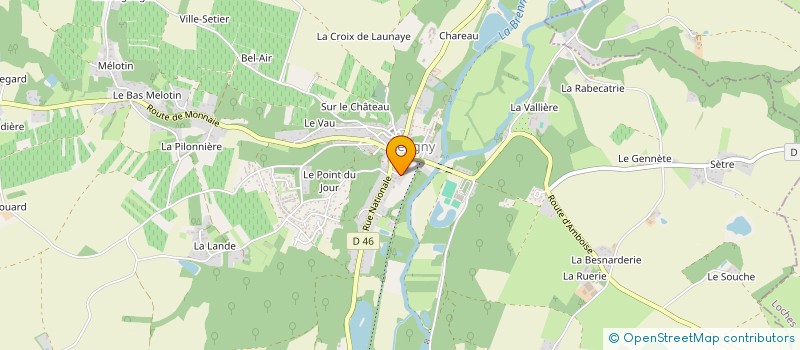 localisation de l'entreprise GROUPEMENT FONCIER AGRICOLE LE TREMBLAIS à REUGNY