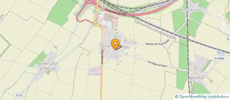 localisation de l'entreprise GROUPEMENT FONCIER AGRICOLE LEA  ECUEIL