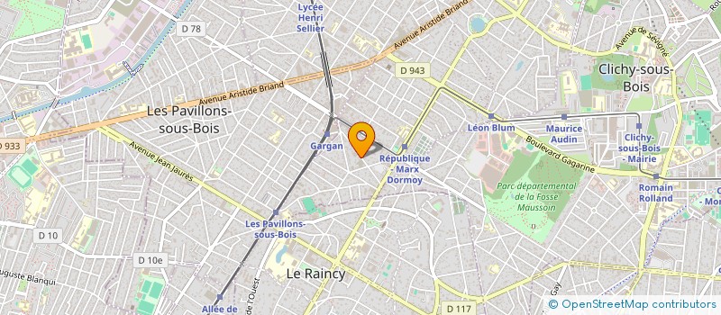 localisation de l'entreprise GROUPEMENT FONCIER AGRICOLE LECHEVALLIER-CANIVET  LIVRY-GARGAN