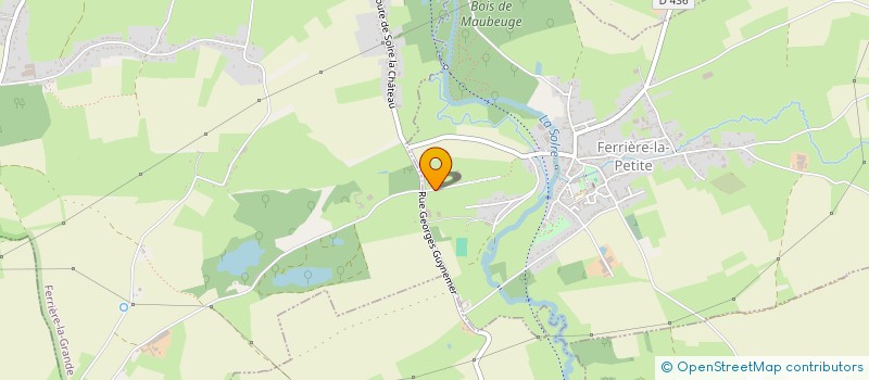 localisation de l'entreprise GROUPEMENT FONCIER AGRICOLE LECLERCQ DU COLENSON  FERRIERE-LA-PETITE
