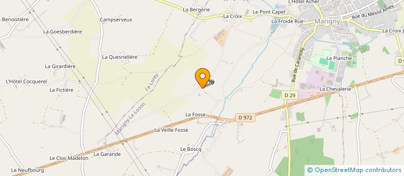 localisation de l'entreprise GROUPEMENT FONCIER AGRICOLE LEMAZURIER  MARIGNY-LE-LOZON