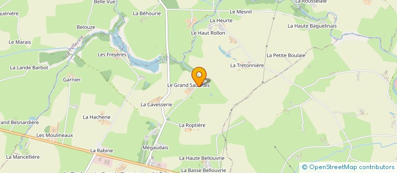 localisation de l'entreprise GROUPEMENT FONCIER AGRICOLE LEMETAYER  SAINT-PIERRE-DES-LANDES