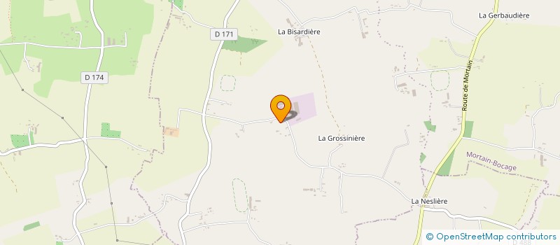 localisation de l'entreprise GROUPEMENT FONCIER AGRICOLE LEMONNIER à MORTAIN-BOCAGE