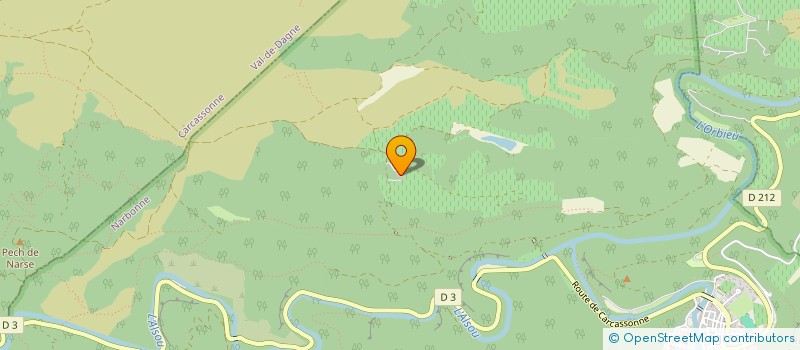 localisation de l'entreprise GROUPEMENT FONCIER AGRICOLE LES AUZINES  LAGRASSE