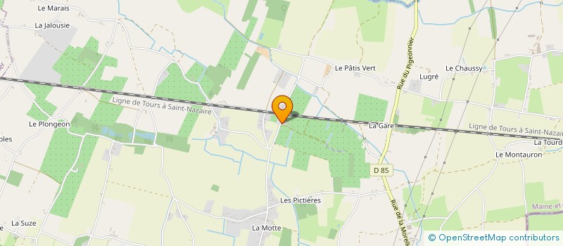 localisation de l'entreprise GROUPEMENT FONCIER AGRICOLE LES BOIS BRETONS  VARENNES-SUR-LOIRE