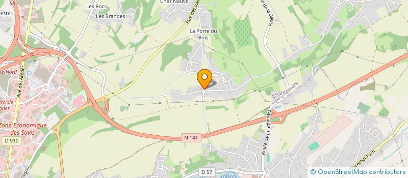 localisation de l'entreprise GROUPEMENT FONCIER AGRICOLE LES CHENEVIERES à CHAMPNIERS
