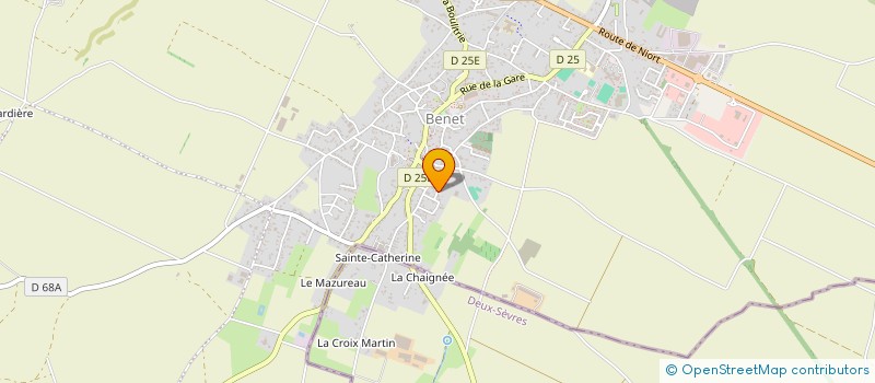 localisation de l'entreprise GROUPEMENT FONCIER AGRICOLE LES GRIPPES  COULON