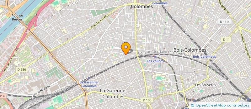 localisation de l'entreprise GROUPEMENT FONCIER AGRICOLE LES LOUTRETS à COLOMBES