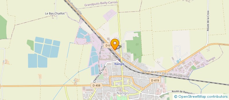 localisation de l'entreprise GROUPEMENT FONCIER AGRICOLE LES MARNIERES DE BELLEVUE  NANGIS