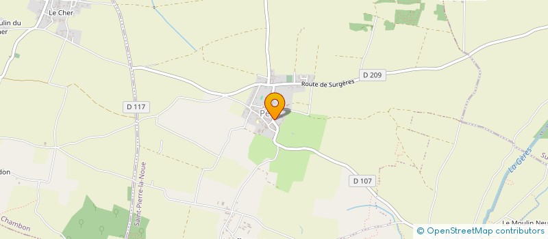 localisation de l'entreprise GROUPEMENT FONCIER AGRICOLE LES MARRONNIERS DE PERE  SAINT-PIERRE-LA-NOUE