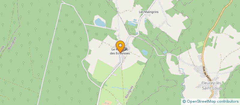 localisation de l'entreprise GROUPEMENT FONCIER AGRICOLE LES ORDONS  BOULIGNEY