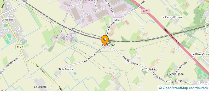 localisation de l'entreprise GROUPEMENT FONCIER AGRICOLE LES RANGERS  ENNETIERES-EN-WEPPES