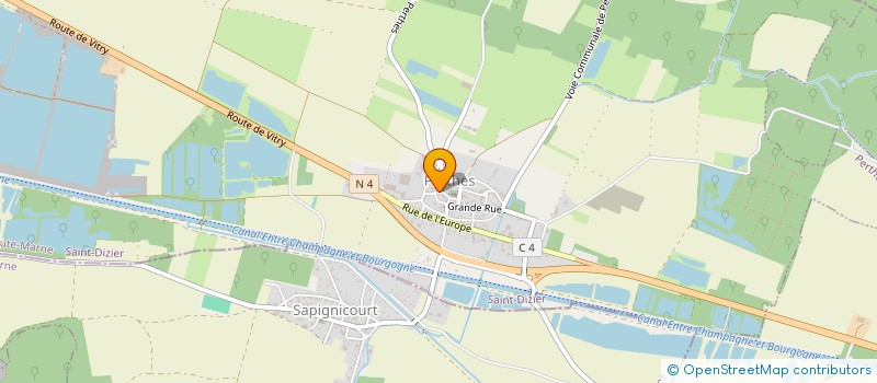 localisation de l'entreprise GROUPEMENT FONCIER AGRICOLE LES REDONS à PERTHES