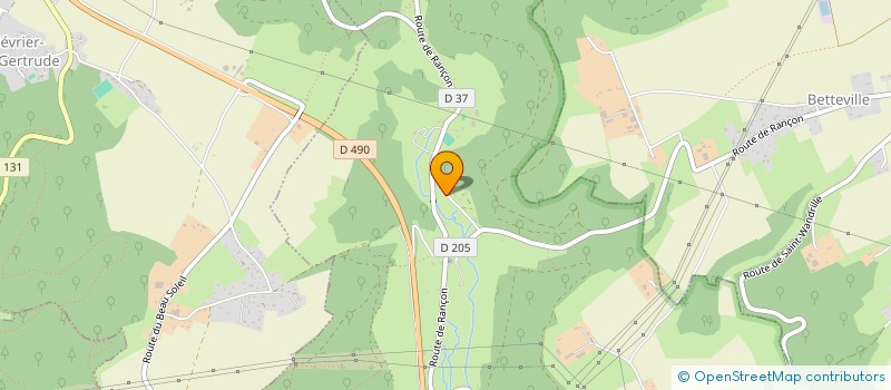 localisation de l'entreprise GROUPEMENT FONCIER AGRICOLE LES SERRES DE SAINTE GERTRUDE  MAULEVRIER-SAINTE-GERTRUDE