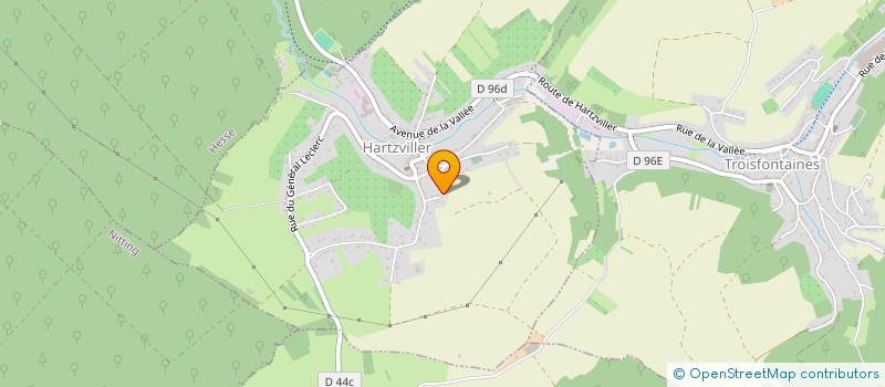 localisation de l'entreprise GROUPEMENT FONCIER AGRICOLE LES TROIS FINAGES  HARTZVILLER