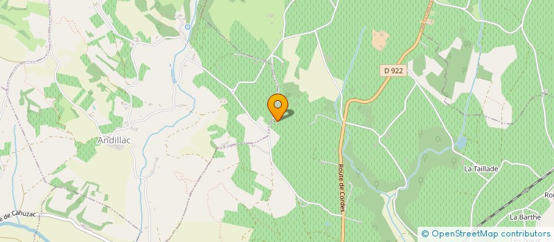 localisation de l'entreprise GROUPEMENT FONCIER AGRICOLE LES VERGERS DU SAINT-HUSSOU  CAHUZAC-SUR-VERE