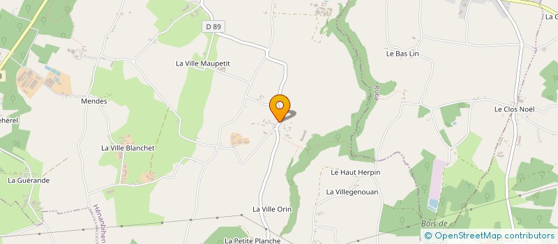 localisation de l'entreprise GROUPEMENT FONCIER AGRICOLE LESNE FRERES  HENANBIHEN