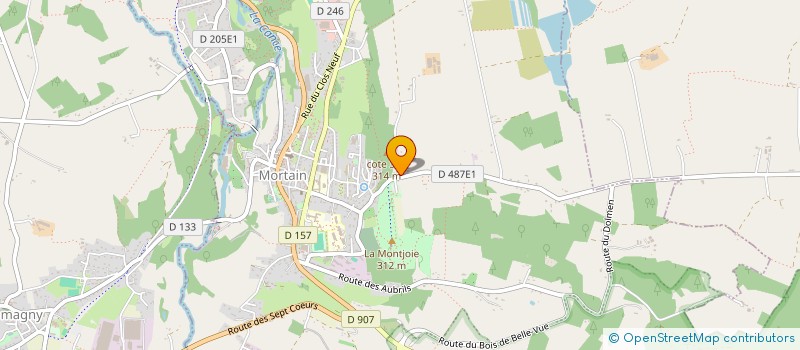 localisation de l'entreprise GROUPEMENT FONCIER AGRICOLE LEVALLOIS-JEHAN  ROMAGNY FONTENAY